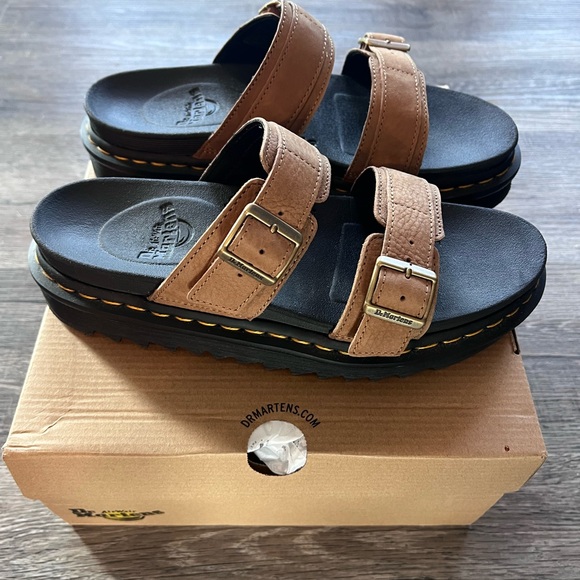 Dr. Martens Shoes - Dr. Martens Tan Myles Sandals